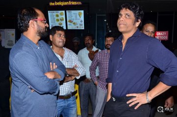 Nagarjuna at Special Screening Show for Raju Gari Gadhi 2 Movie